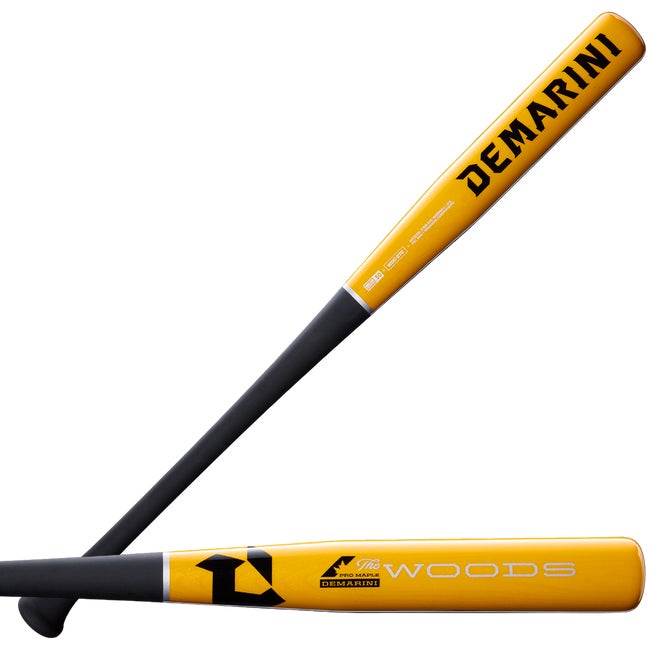 Demarini 2027 the Woods Maple Wood Composite Bbcor Baseball Bat Wbd2723010 - Gold Black