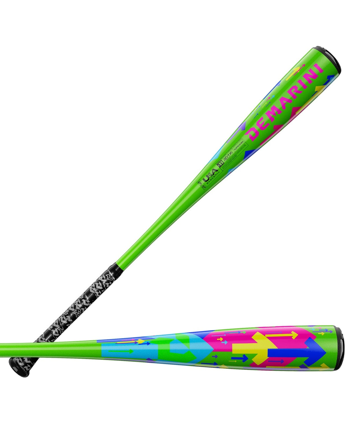 Demarini 2027 Uprising (-11) Usa Approved Bat Wbd2721010 - Black Green