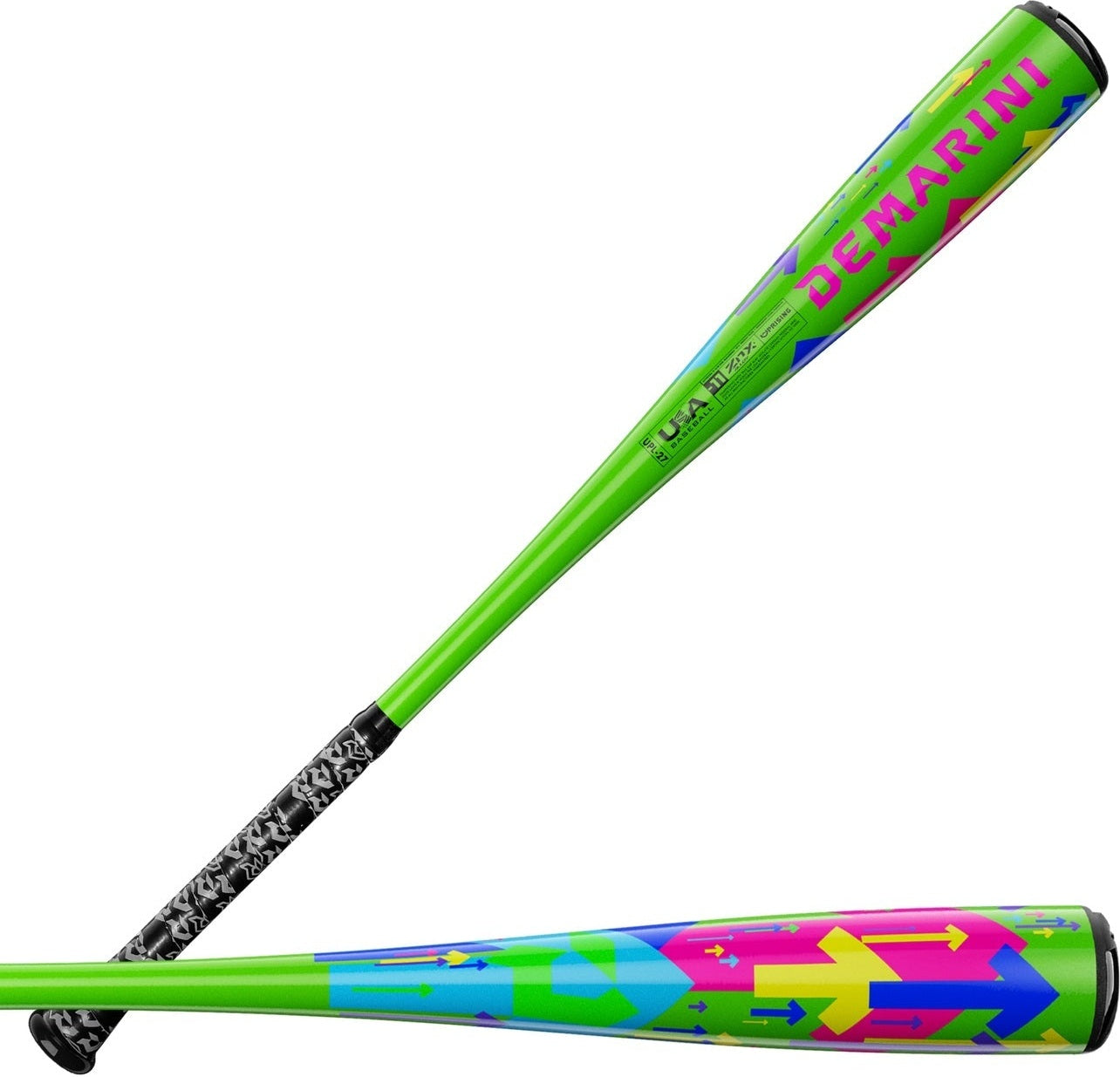 Demarini 2027 Uprising (-11) Usa Approved Bat Wbd2721010 - Black Green