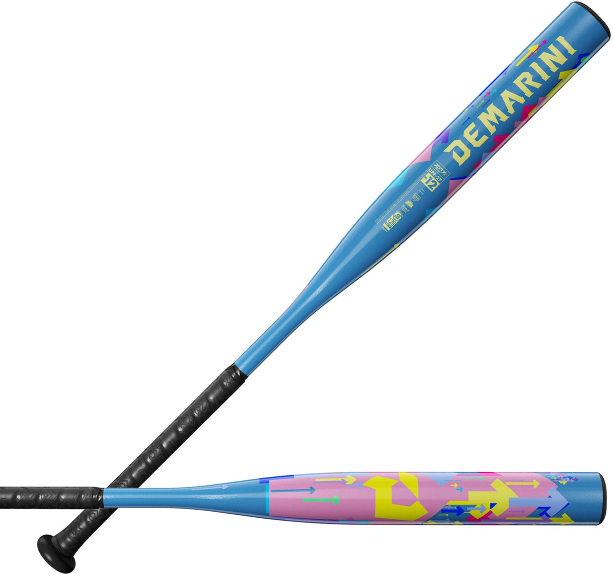 Demarini 2027 Uprising (-12) Fastpitch Bat Wbd2733010 - Black Blue