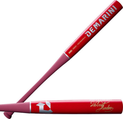 Demarini 2027 Velvet Thunder D38 Maple Wood Composite Baseball Bat Wbd2725010 - Red Mauve