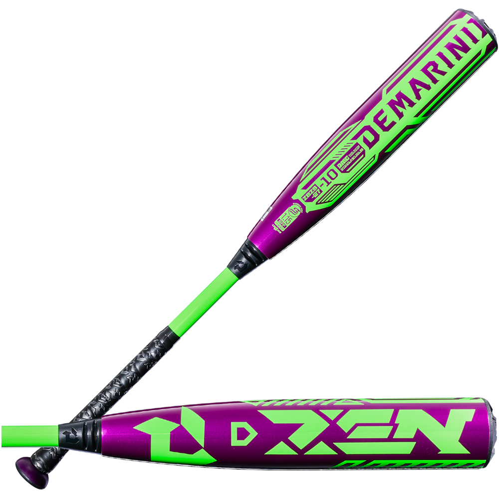 Demarini 2027 Zen (-10) 2 3/4’’ Usssa Bat Wbd2708010 - Black Green Purple