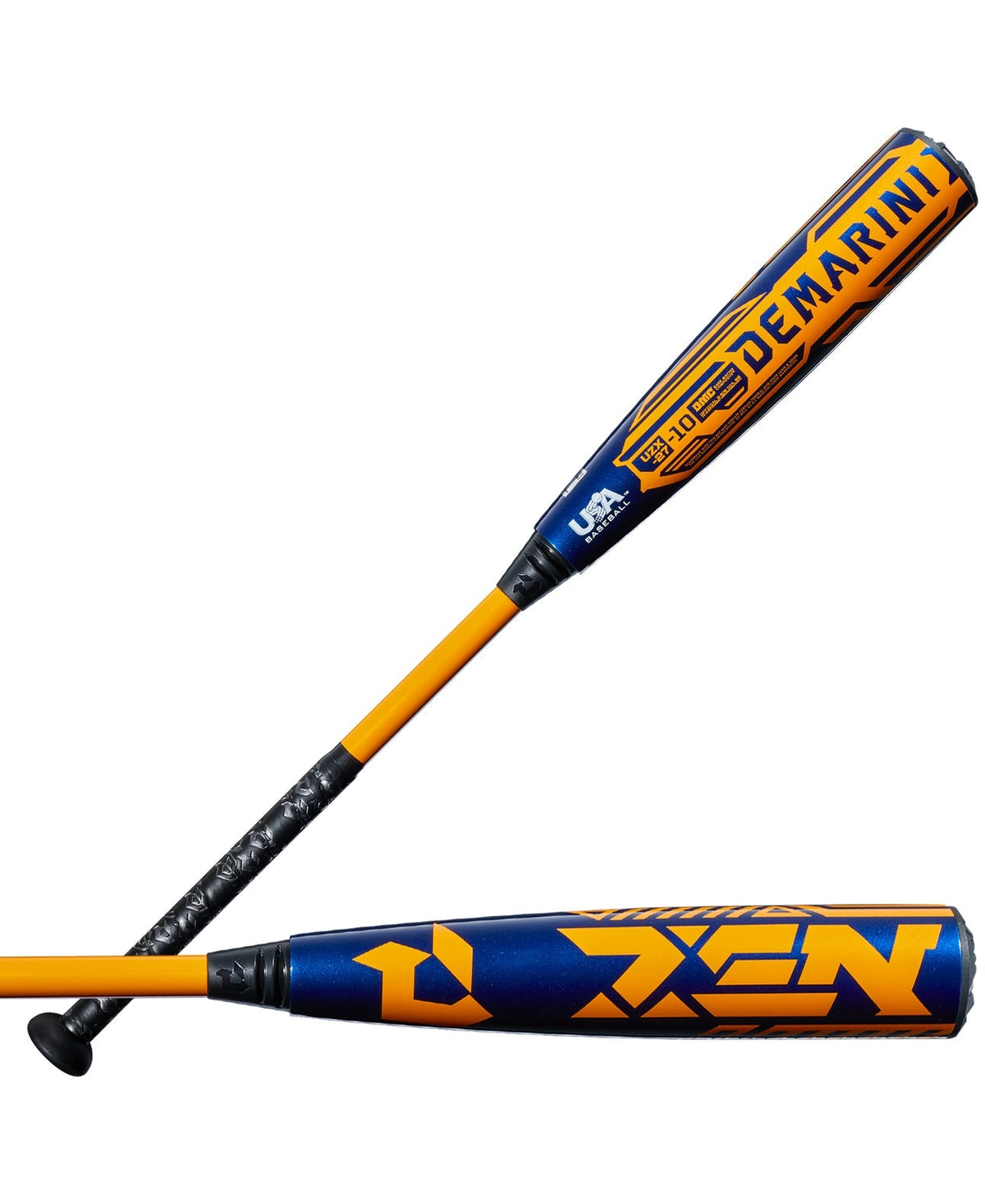 Demarini 2027 Zen -10 Usa Approved Bat Wbd2717010 - Black Orange Navy
