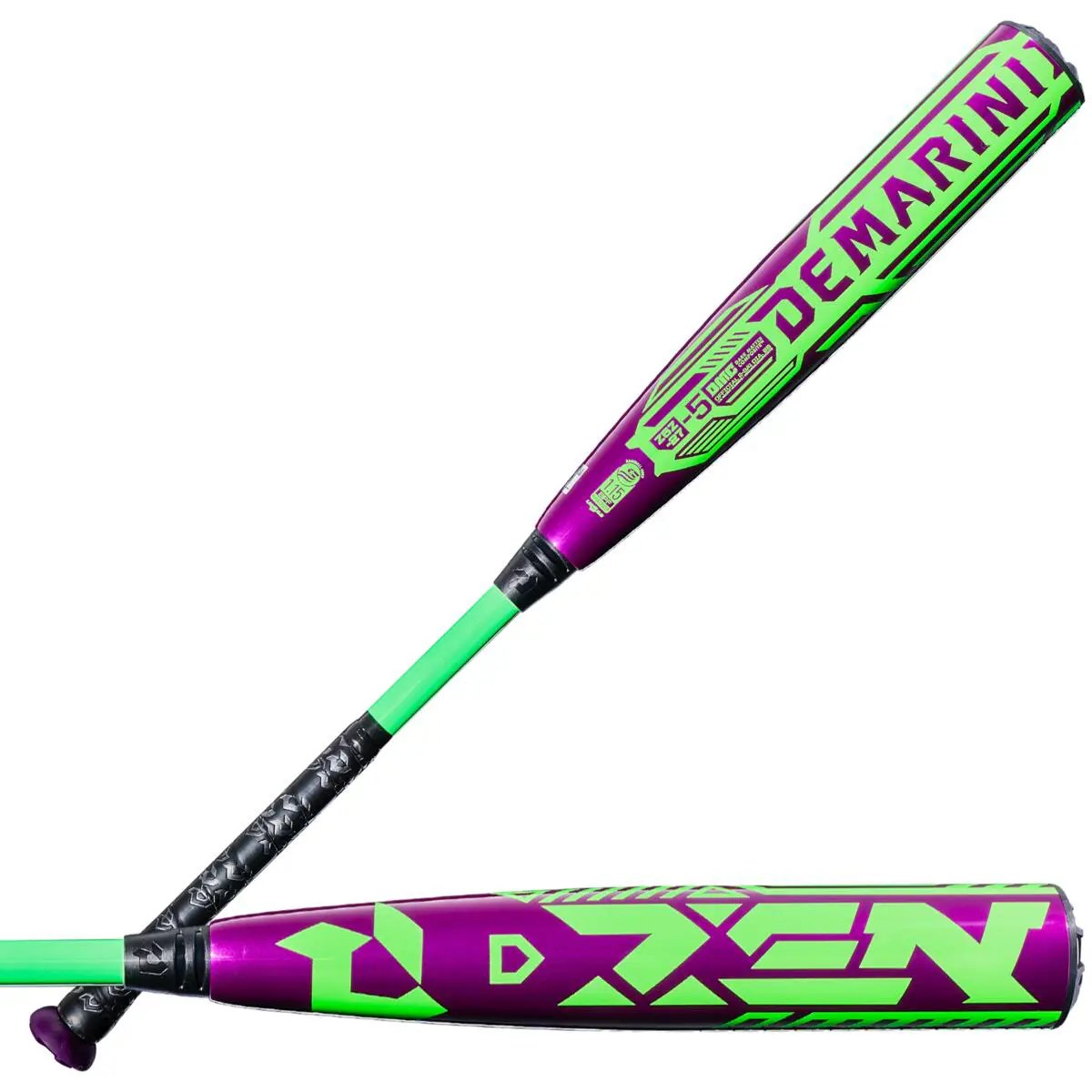 Demarini 2027 Zen (-5) 2 3/4’’ Usssa Bat Wbd2710010 - Black Green Purple (copy)