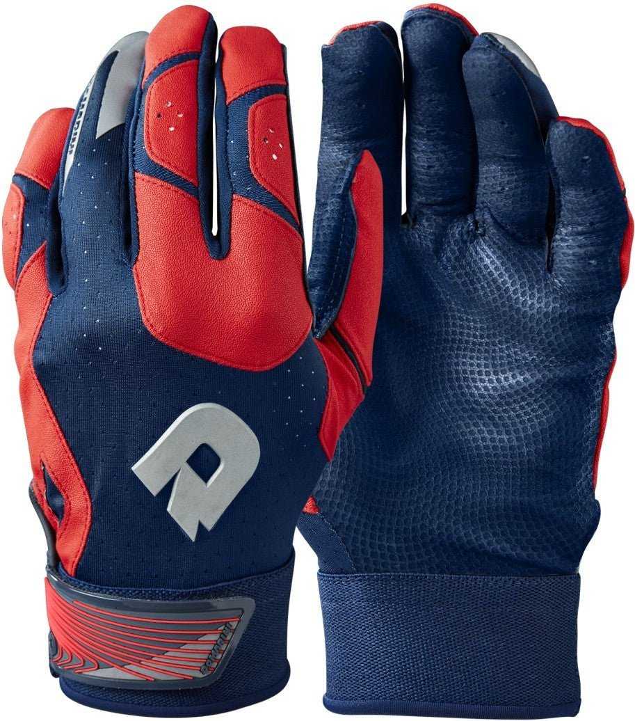 Demarini Cf Adult Batting Gloves - Navy Scarlet
