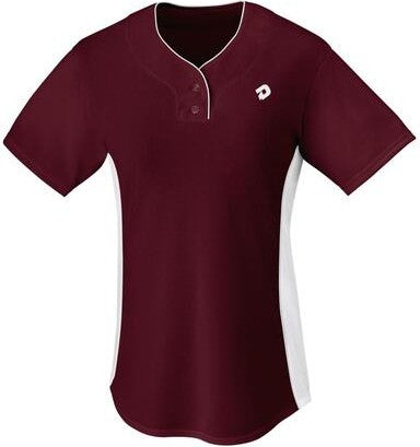Demarini Girl’s T600 2-button Jersey Wtd5500ca - Cardinal