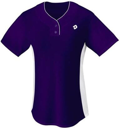 Demarini Girl’s T600 2-button Jersey Wtd5500pr - Purple
