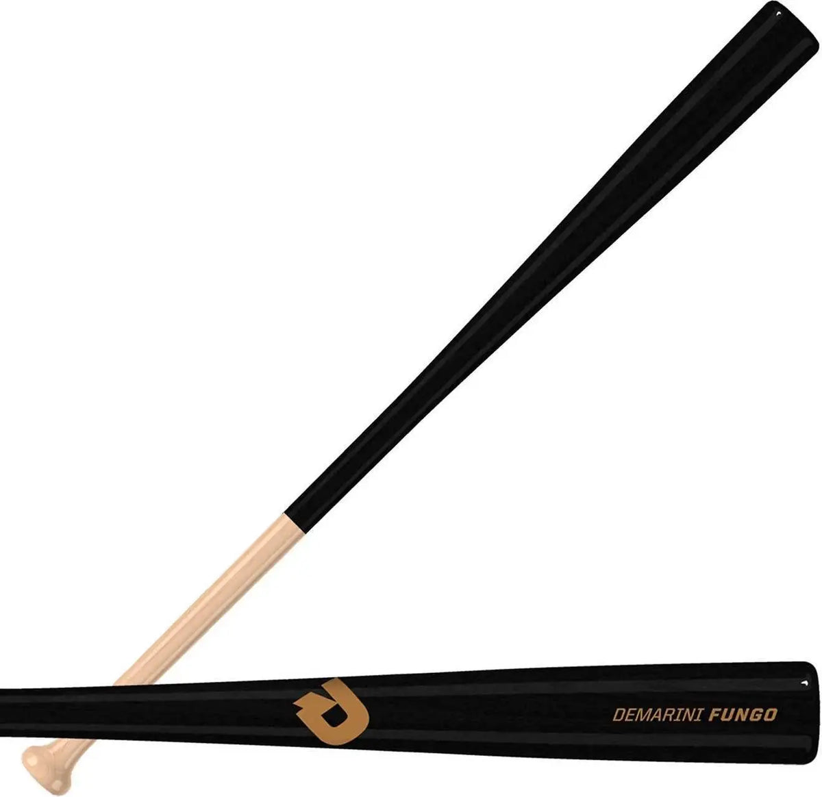 Demarini Maple Wood Fungo Bat - Natural Black