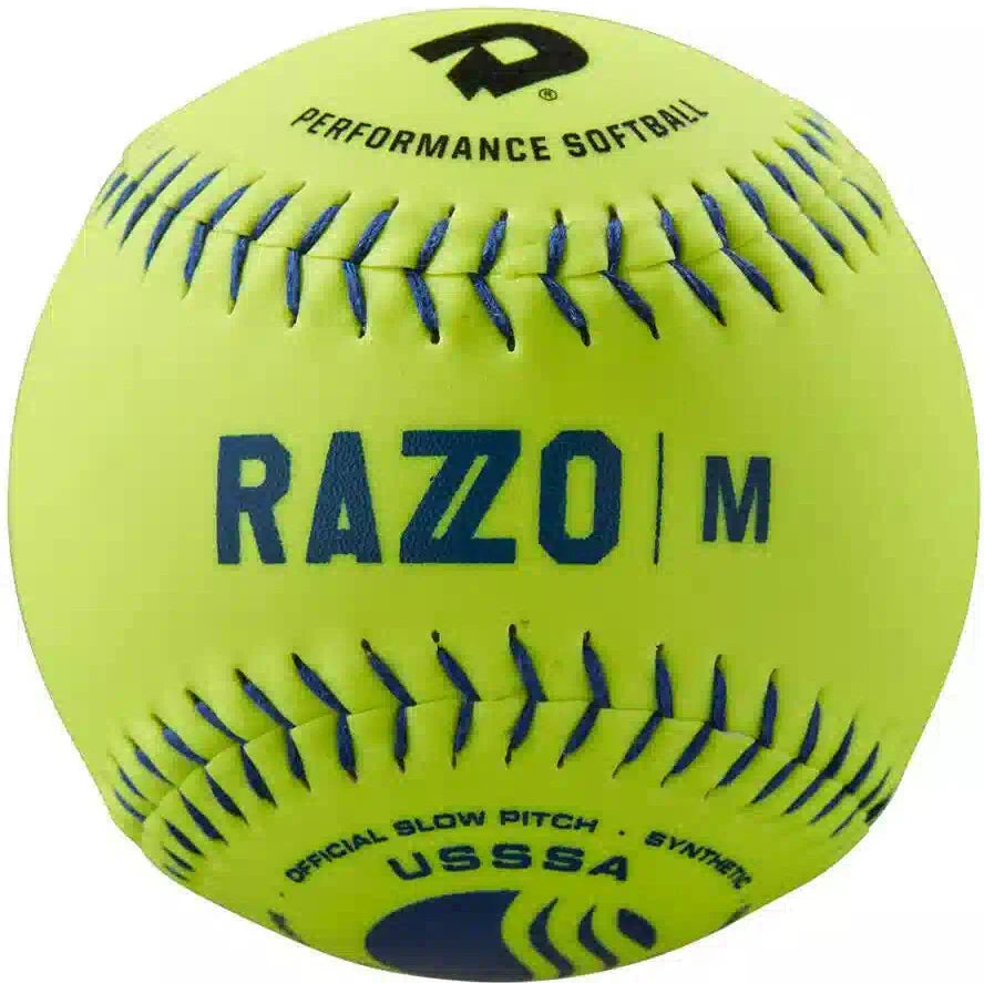 Demarini Razzo m Synth 12’’ Yellow Usssa Wtdrzms12- Dozen - Yellow / 12