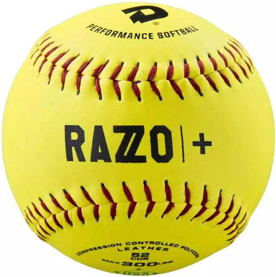 Demarini Razzo Plus Leather 12’’ Ye Asa Wtdrzpl12- Dozen - Yellow / 12