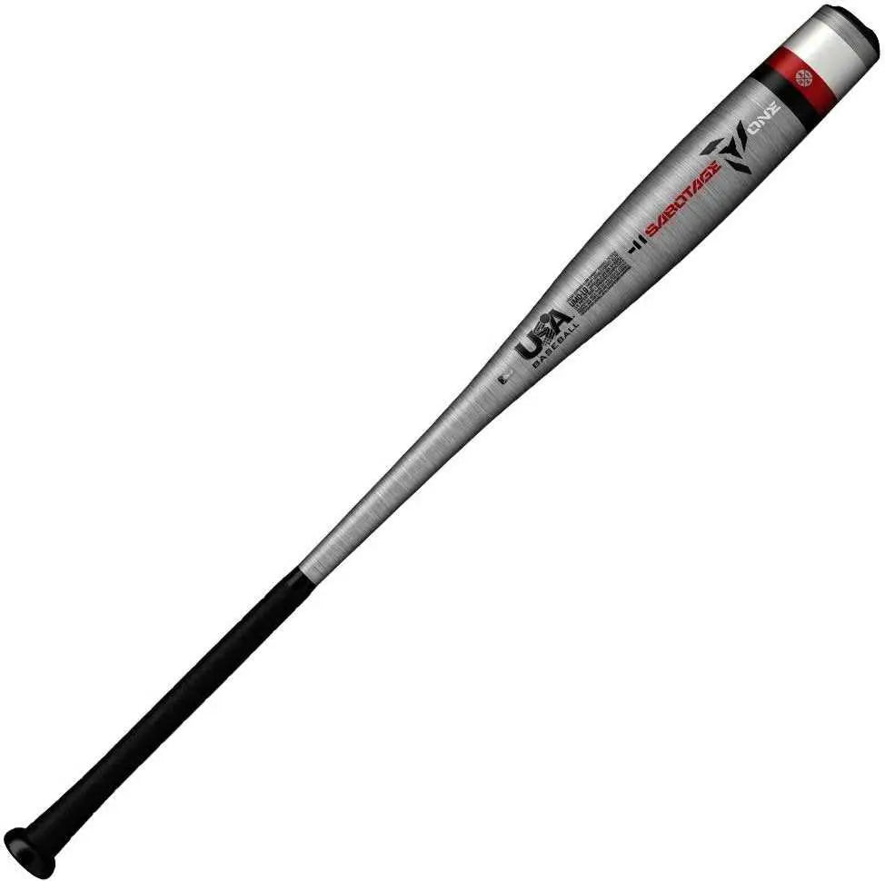 Demarini Sabotage one (-11oz) Usa Approved Bat Wtdxumo19 - Black Silver