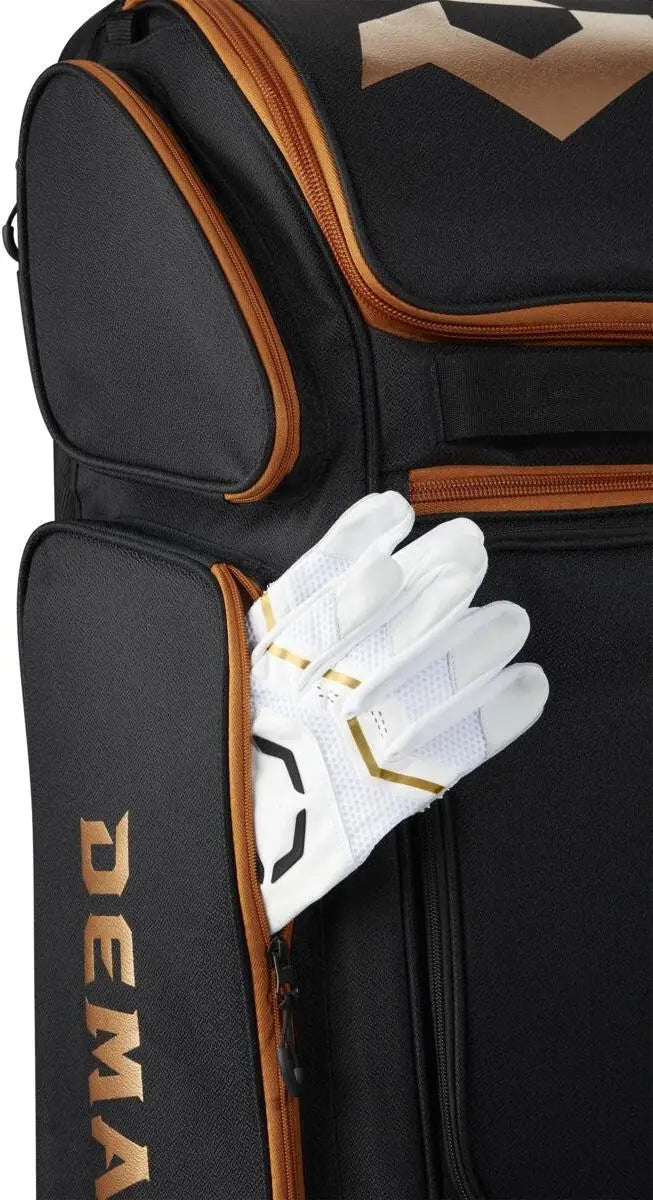 Demarini Special Ops V2 Baseball Softball Wheeled Bag - Black Copper