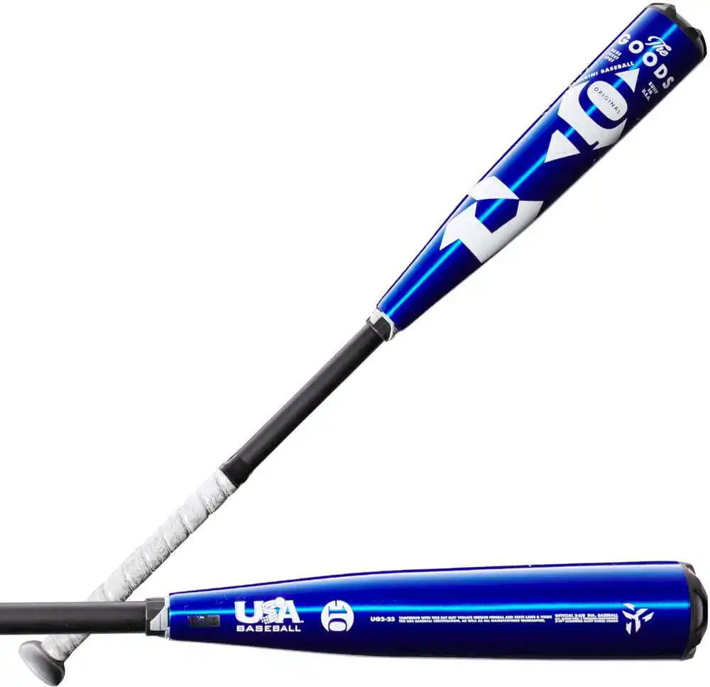 Demarini the Goods Usa Baseball Bat (-10) Wbd2359010 - White Blue