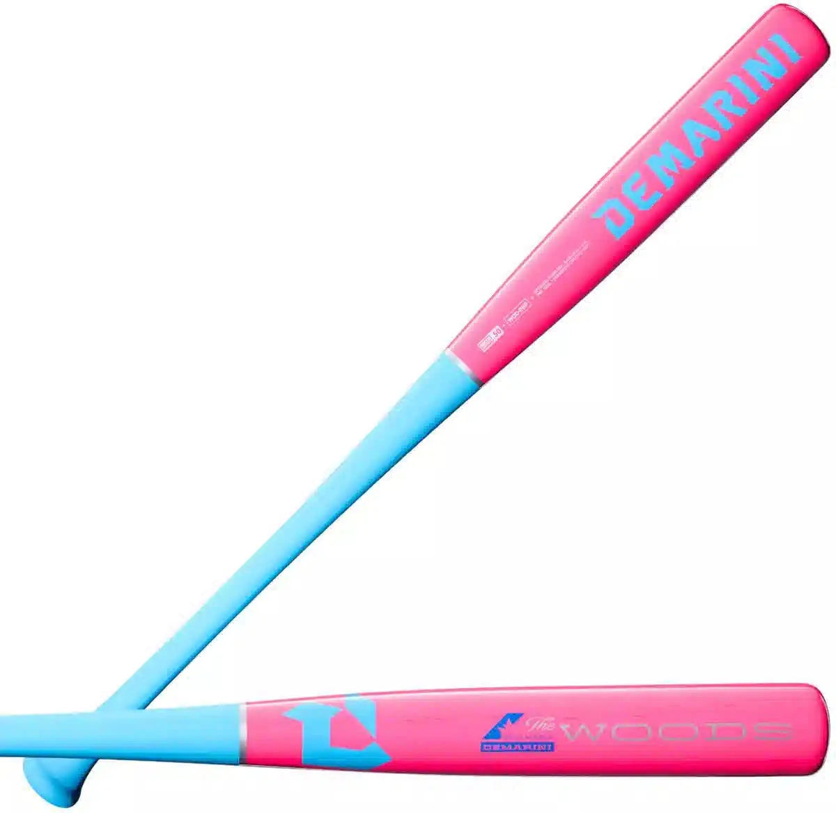 Demarini the Woods Composite (-3) Bbcor Baseball Bat Wbd2640010 - Mint Hot Pink