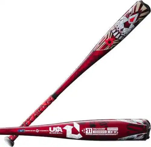Demarini Voodoo one Usa Baseball Bat (-11) Wbd2360010 - Red Maroon