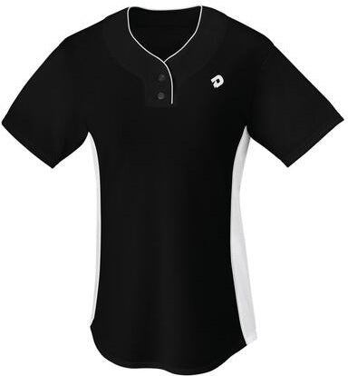 Demarini Women’s T600 2-button Jersey Wtd4500bl - Black