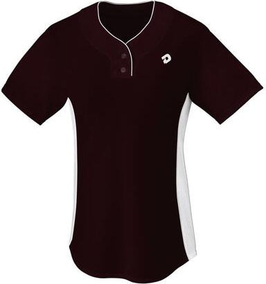 Demarini Women’s T600 2-button Jersey Wtd4500ma - Maroon