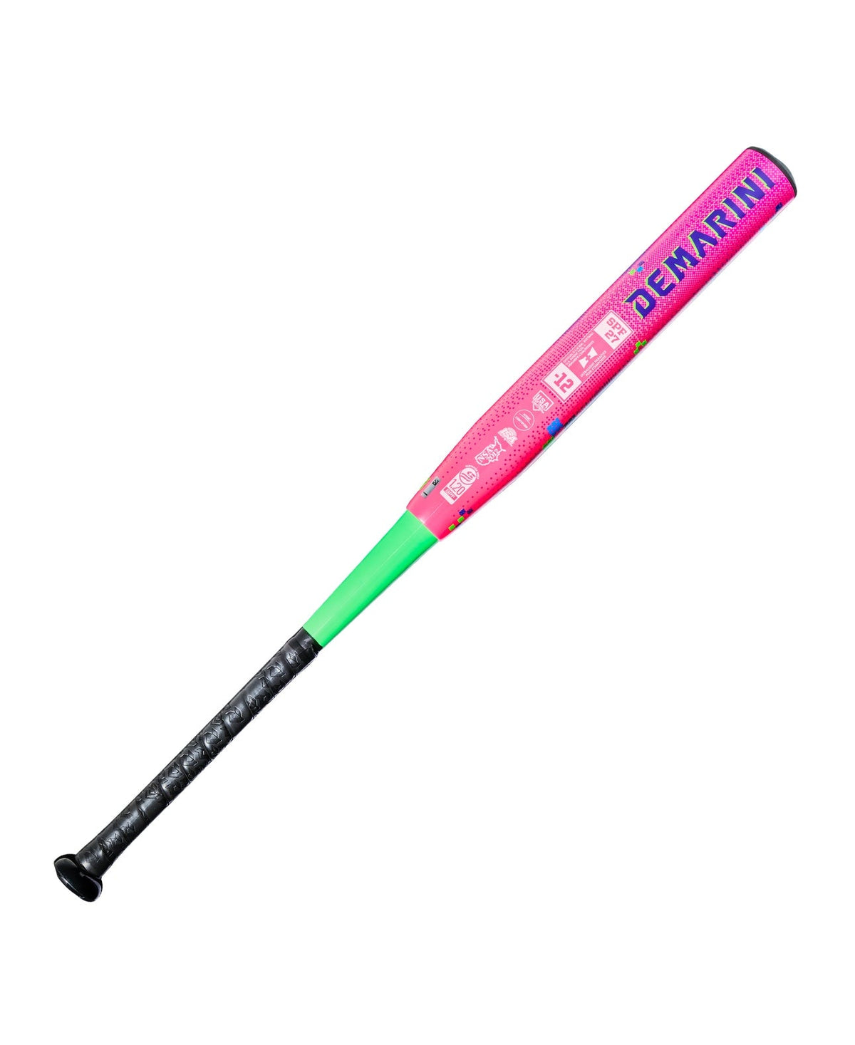 Demarinni 2027 Spryte (-12) Fastpitch Bat Wbd2731010 - Black Green Pink