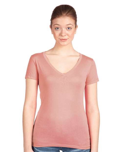 Desert Pink Women&#39;s Ideal V-Neck T-Shirt - 1540