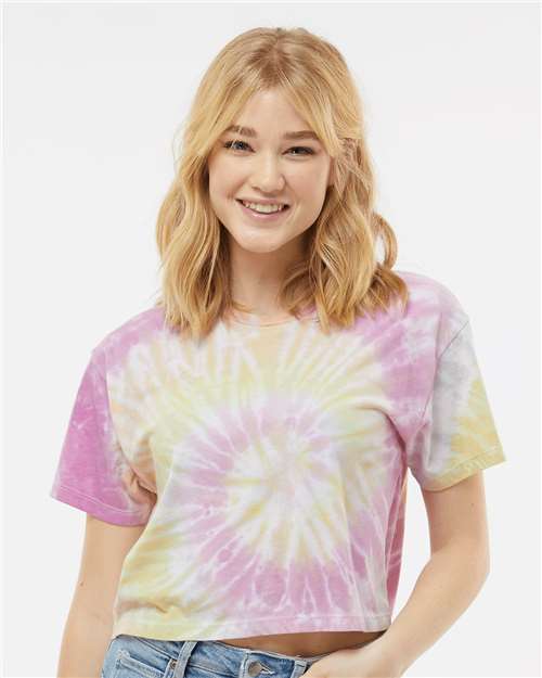 Desert Rose Women&#39;s Tie-Dyed Crop T-Shirt - 1050
