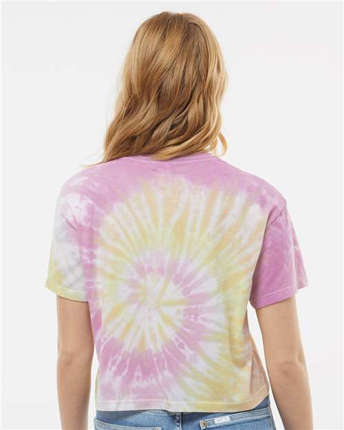 Desert Rose Women&#39;s Tie-Dyed Crop T-Shirt - 1050