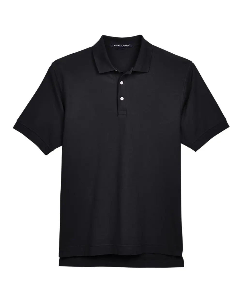 Devon & Jones D100 Men’s Pima Piquã Polo - Black