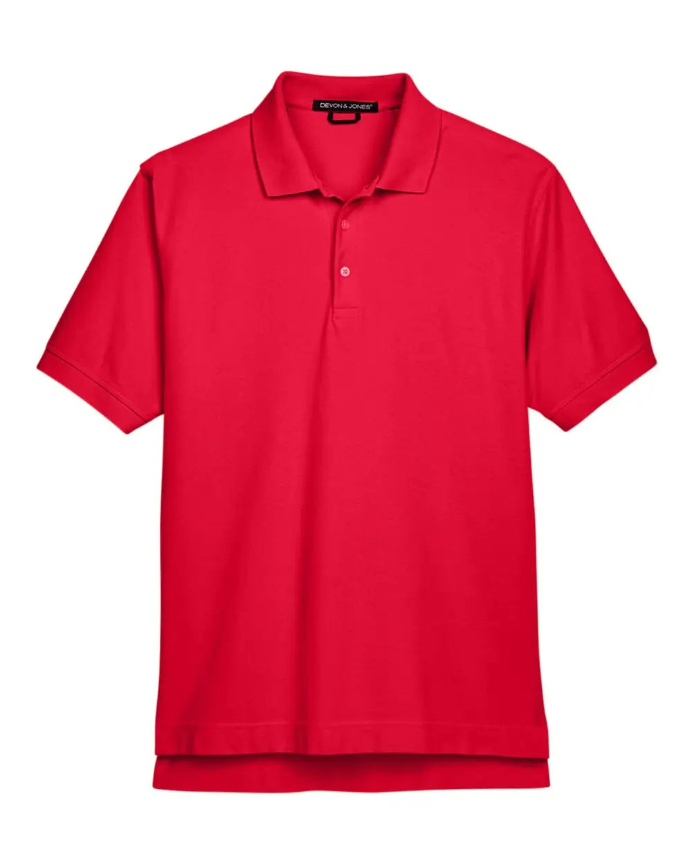 Devon & Jones D100 Men’s Pima Piquã Polo - Red