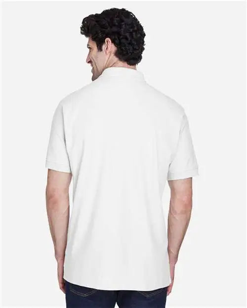 Devon & Jones D100 Men’s Pima Piquã Polo - White