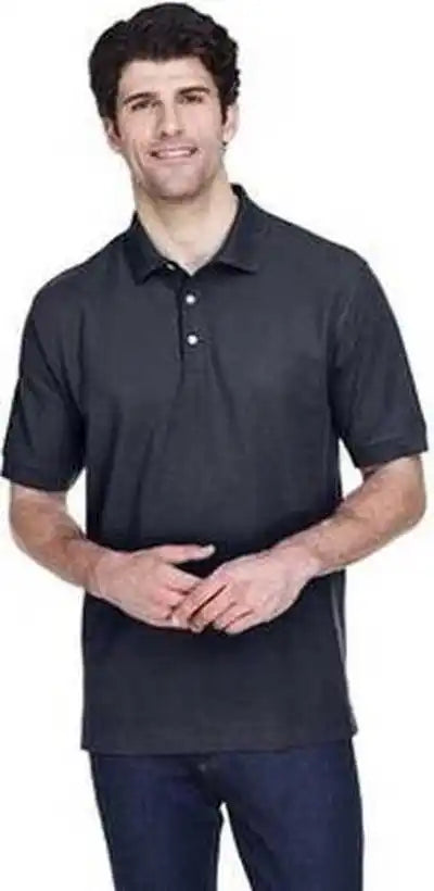Devon &amp; Jones D100 Men’s Pima Pique Short Sleeve Polo Navy