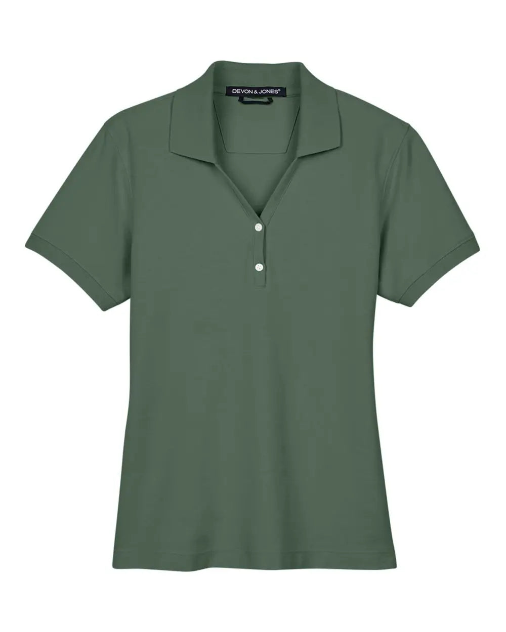 Devon & Jones D100w Women’s Pima Piquã Polo - Dill