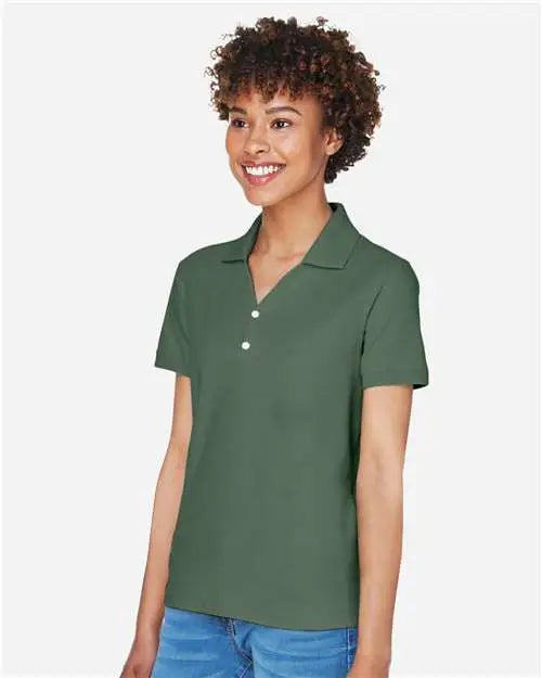 Devon & Jones D100w Women’s Pima Piquã Polo - Dill