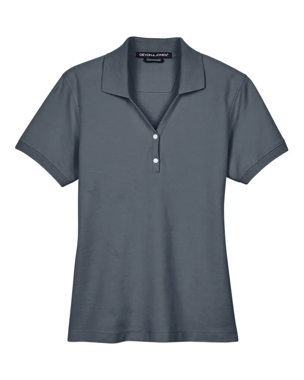 Devon & Jones D100w Women’s Pima Piquã Polo - Graphite