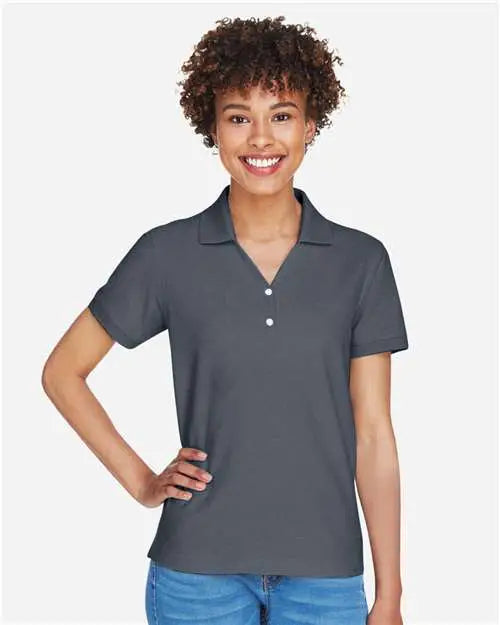 Devon & Jones D100w Women’s Pima Piquã Polo - Graphite