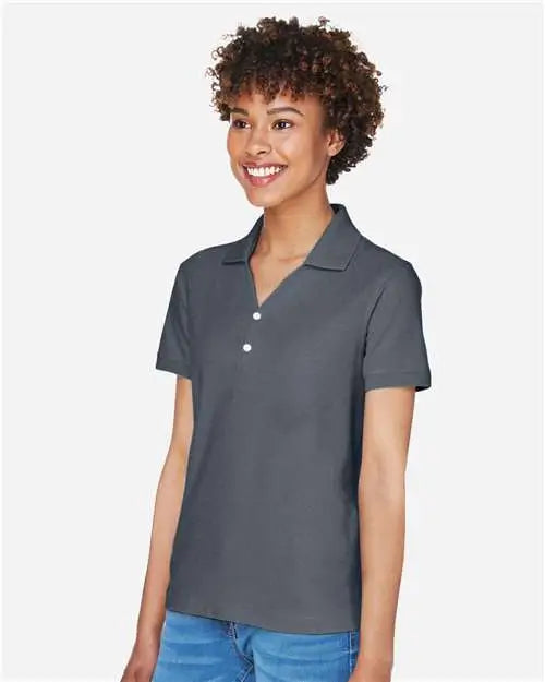 Devon & Jones D100w Women’s Pima Piquã Polo - Graphite