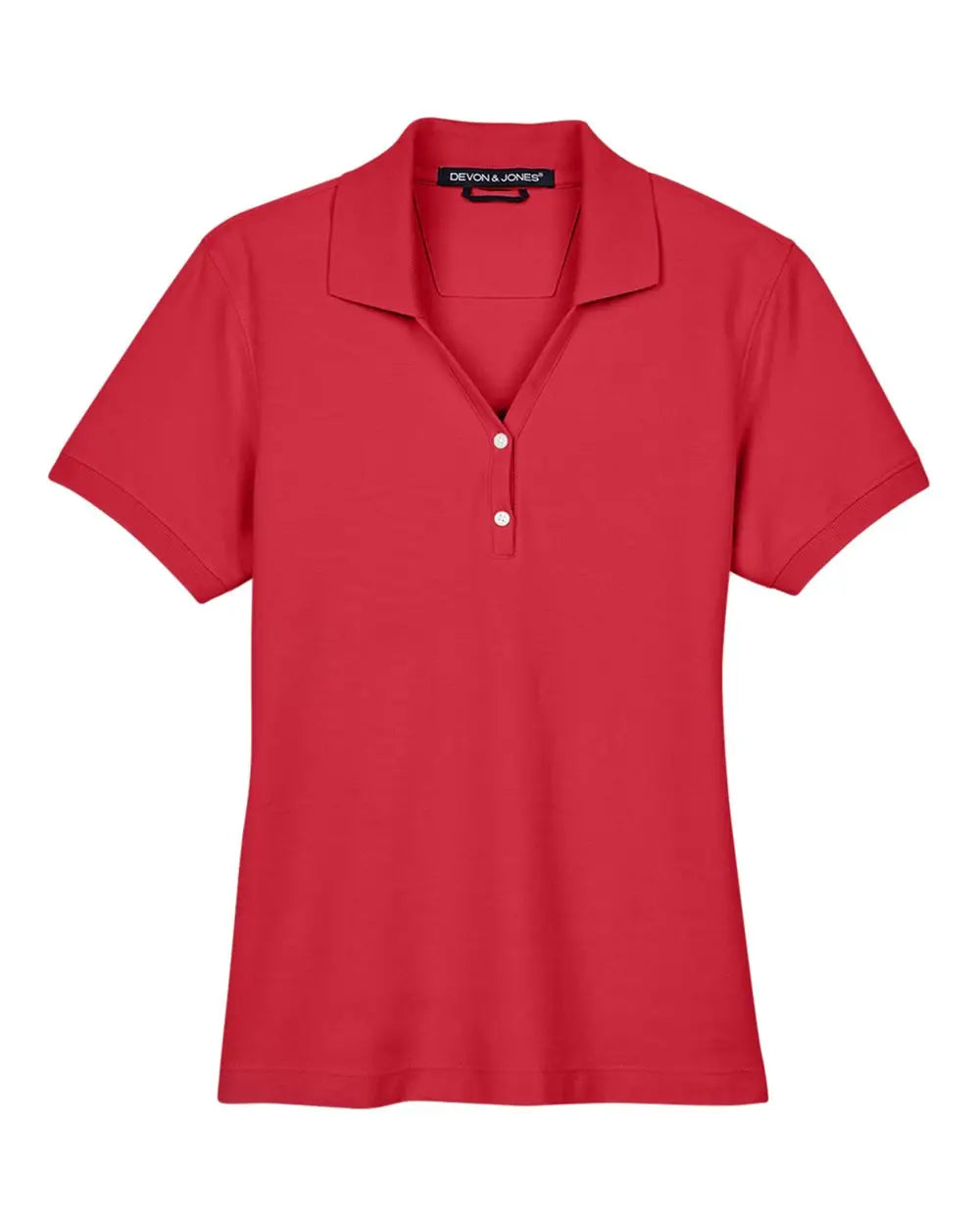 Devon & Jones D100w Women’s Pima Piquã Polo - Red