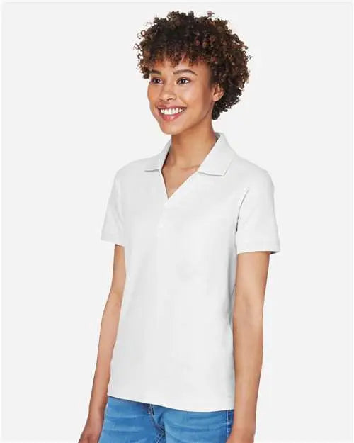 Devon & Jones D100w Women’s Pima Piquã Polo - White