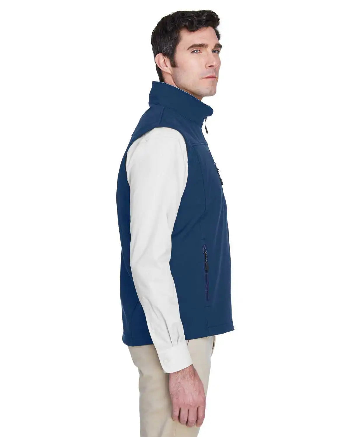 Devon & Jones D996 Men's Softshell Vest - Navy