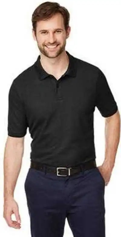 Devon &amp; Jones Dg100 Men’s New Classics Performance Polo - Black