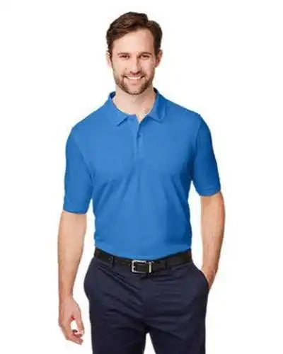 Devon &amp; Jones Dg100 Men’s New Classics Performance Polo French Blue