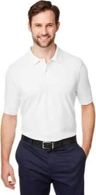 Devon &amp; Jones Dg100 Men’s New Classics Performance Polo - White