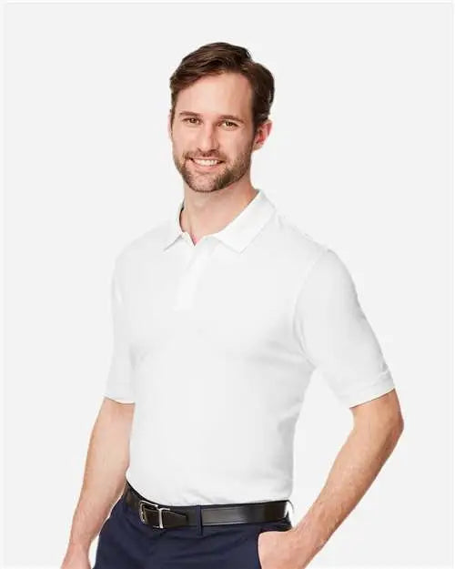 Devon & Jones Dg100 Men’s New Classicsâ Performance Polo - White