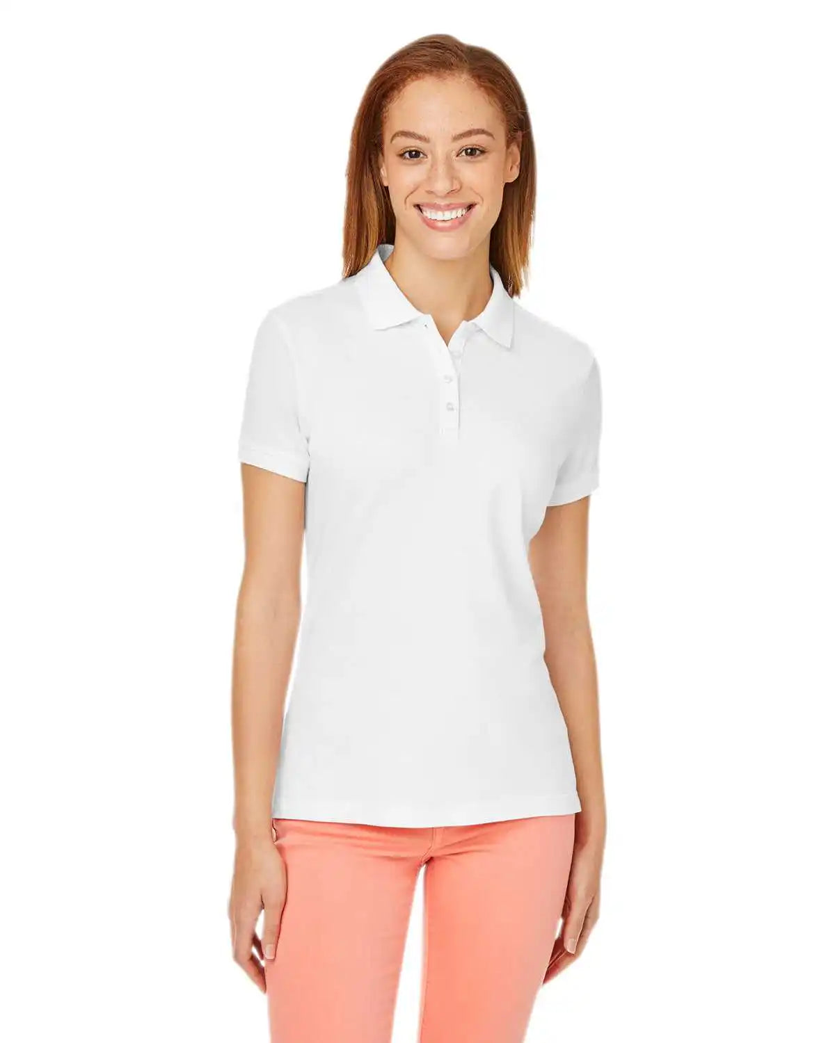 Devon & Jones Dg100w Ladies’ New Classics Performance Polo - White