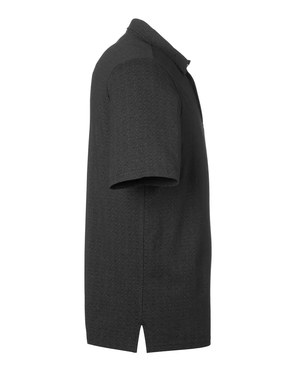 Devon & Jones Dg101 Men’s Crownlux Performanceâ Geo Polo - Black Graphite