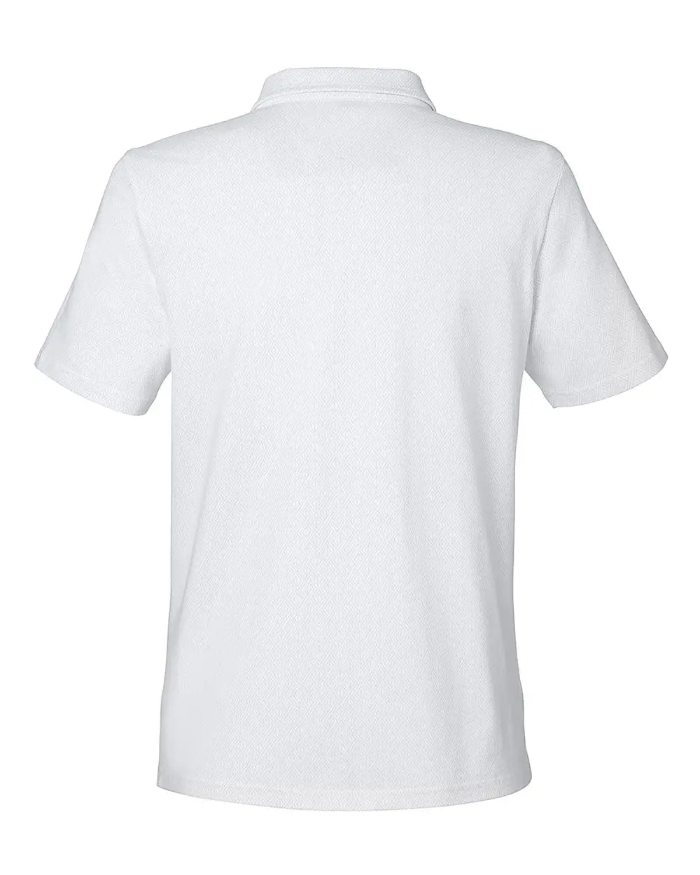 Devon & Jones Dg101w Women’s Crownlux Performanceâ Geo Polo - White Silver
