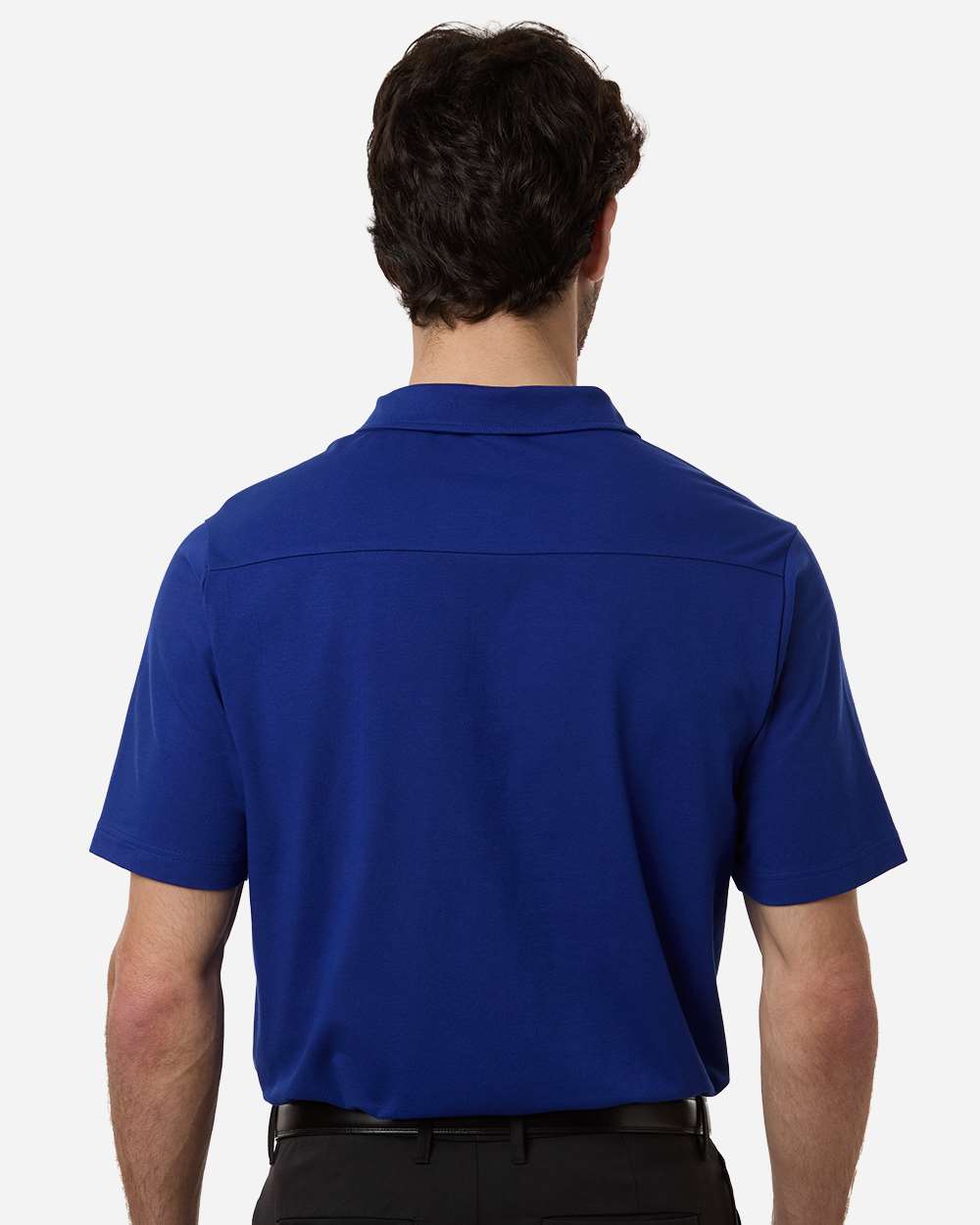 Devon & Jones Dg102 Men’s Seaton Pebble Textured Polo - Midnight Royal