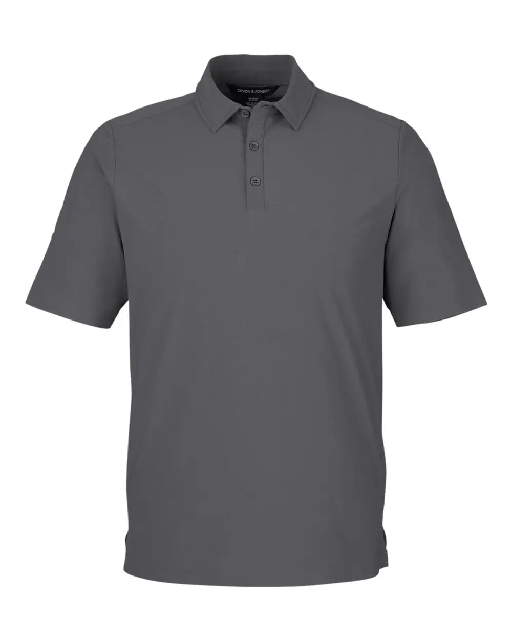 Devon & Jones Dg110 Men’s Crownlux Performanceâ Windsor Welded Polo - Graphite