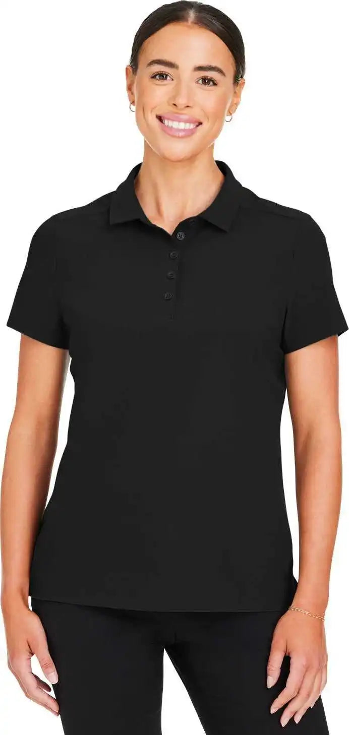 Devon & Jones Dg110w Crownlux Performance Ladies’ Windsor Welded Polo Black