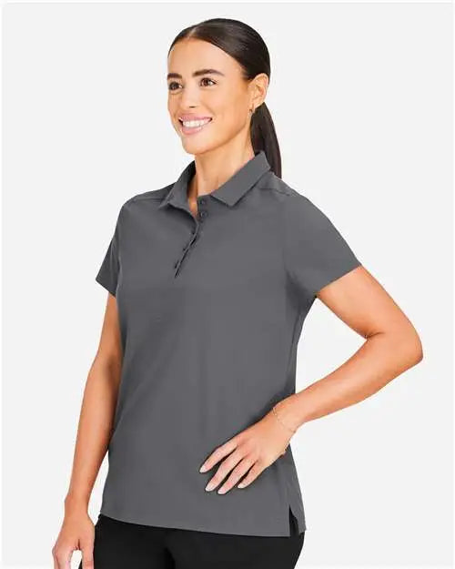 Devon & Jones Dg110w Women’s Crownlux Performanceâ Windsor Welded Polo - Graphite