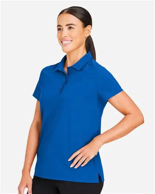 Devon & Jones Dg110w Women’s Crownlux Performanceâ Windsor Welded Polo - French Blue