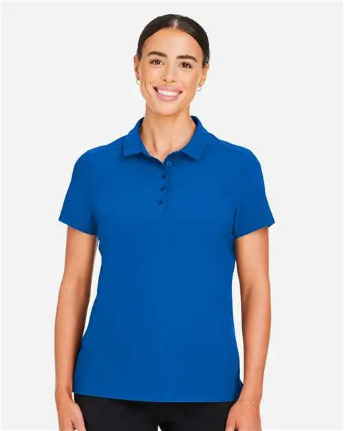 Devon & Jones Dg110w Women’s Crownlux Performanceâ Windsor Welded Polo - French Blue